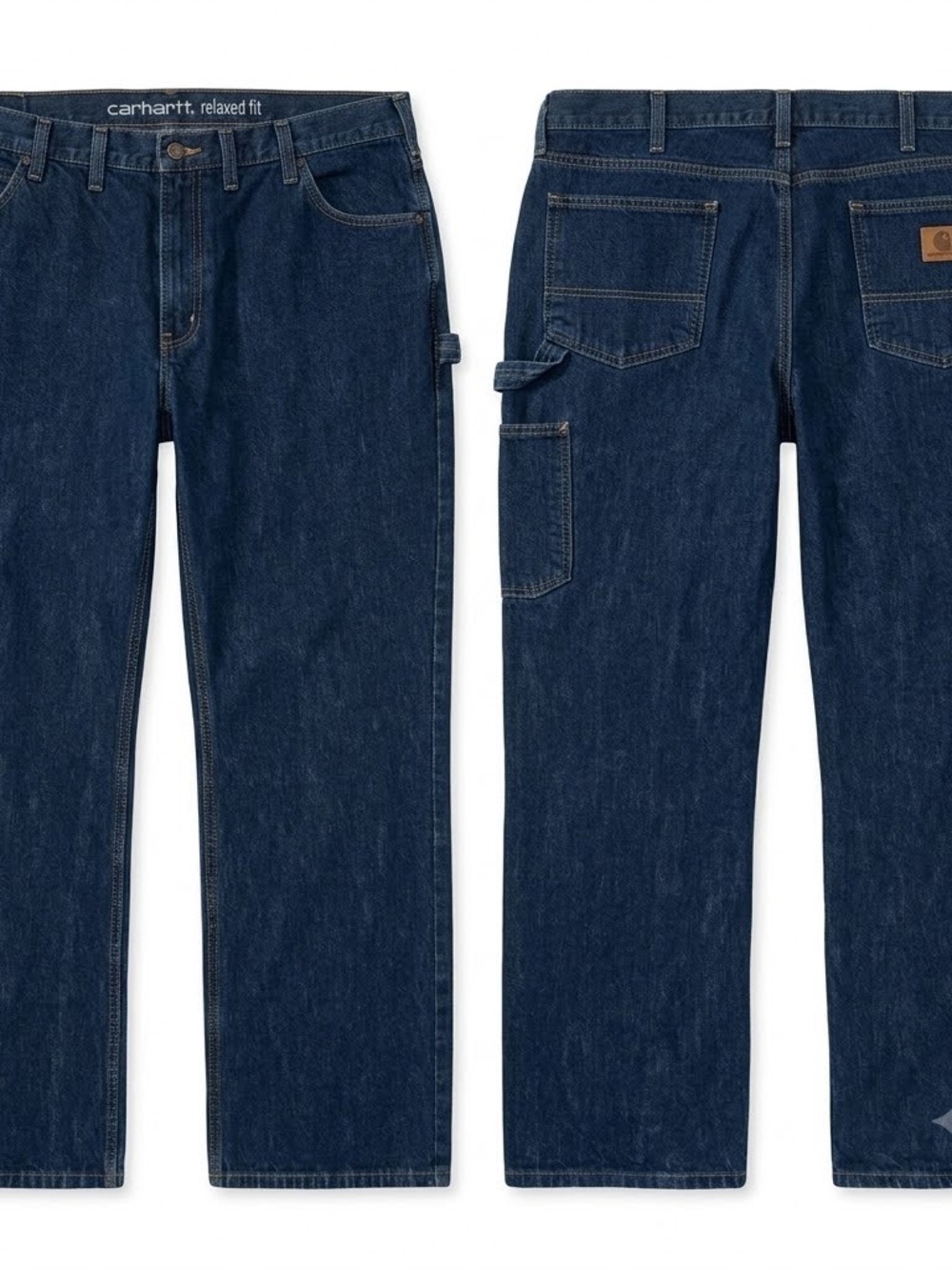 Carhartt Men's Carpenter Jeans Size 46x30, Original Fit, Blue NWOT